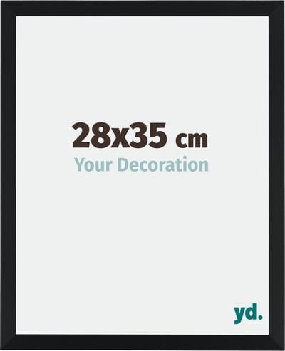 Your Decoration - Fotolijst 28x35 cm - MDF - Zwart Mat - Catania