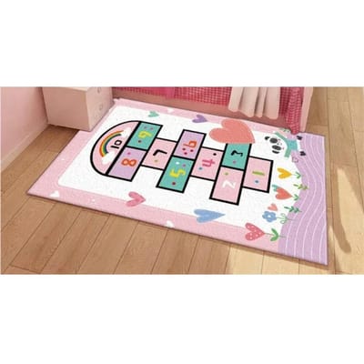 Zacht Hinkelspel Getallen Tapijt Vloermat Antislip Jongens Meisjes Peuter Educatief Loper Vloerkleed voor Speelkamer Slaapkamer Klaslokaal 80*120cm