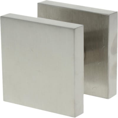 Impresso Voordeurknop Vierkant 60Mm Rozet Massief Rvs