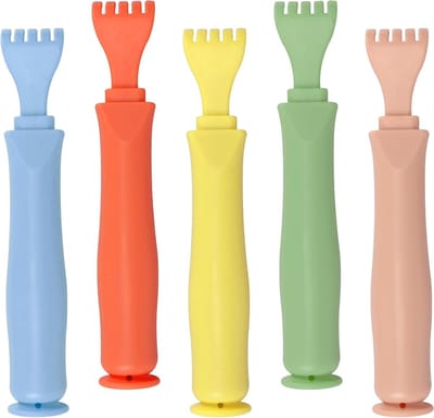 Verstelbare en Uittrekbare Rugkrabber voor Dames en Heren, 5-Pack Massager voor Ontspanning en Jeukverlichting