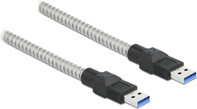 DeLOCK USB naar USB kabel - USB3.0 - tot 2A / metaal - 0,50 meter