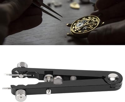 Veilige en Efficiënte Horloge Spring Bar Tang voor het Verwijderen van Horlogebanden, Inclusief 8 Pins voor Reparatie en Onderhoud van Horloges