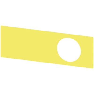Siemens 3SU1900-0BE31-0AA0 3SU19000BE310AA0 Opschriftbord Zelfklevend (l x b x h) 112 x 112 x 38 mm Zonder opdruk Geel, Zwart 10 stuk(s)