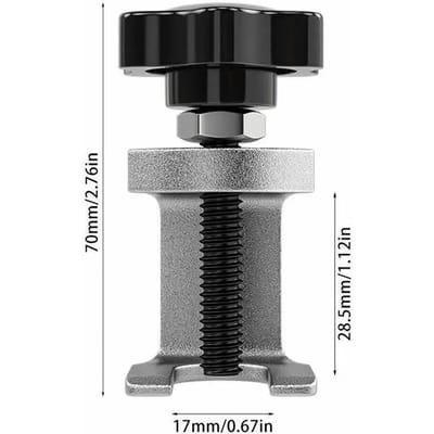 Universele Auto Voorruit Ruitenwisser Trekker Verstelbare Ruitenwisserarm Verwijderings Reparatiegereedschap Glas Mechanica Trekker Kit Onderdeel zilver
