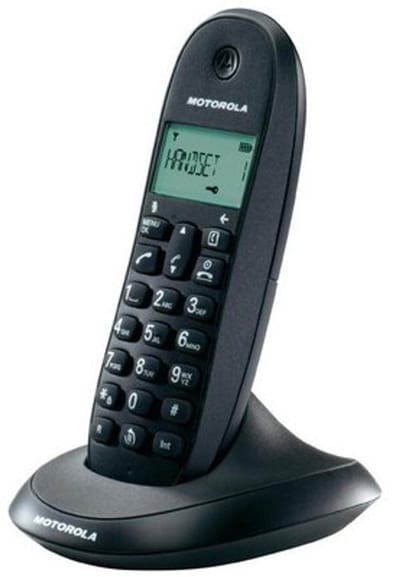 Motorola C1001L - Single DECT telefoon - Nummerherkenning - Zwart