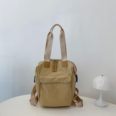 Sac à main grande capacité, nouveau sac à dos tendance japonais pour étudiante, sac à bandoulière léger et tendance no pendant gray