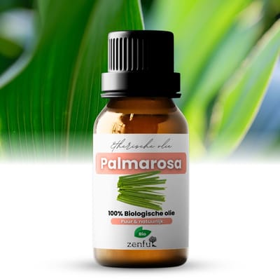 Palmarosa etherische olie - 100% Biologisch & puur - Natuurlijk - Palmarosa - Roos - Geur - 10ml
