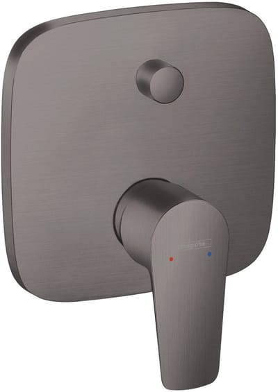 Hansgrohe Talis e Afbouwdeel - voor inbouw badkraan - met omstel - hoogglans zwart chroom