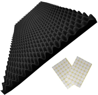 Geluidsdichte Schuimpanelen 48" x 24" x 2" - Akoestische Geluidsisolatie voor Muren