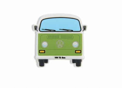 VW T2 Bus Rubber Magneet - Voorkant/groen