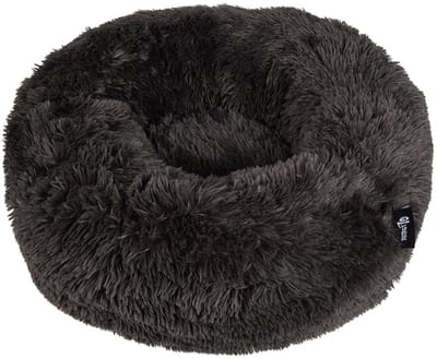 District 70 FUZZ Donut Hondenmand - Donker Grijs - Medium Ø 60 cm