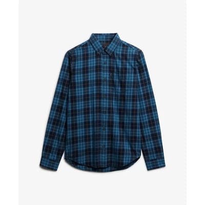 Superdry - Vintage Check Overhemd - Heren - Lange mouwen shirts