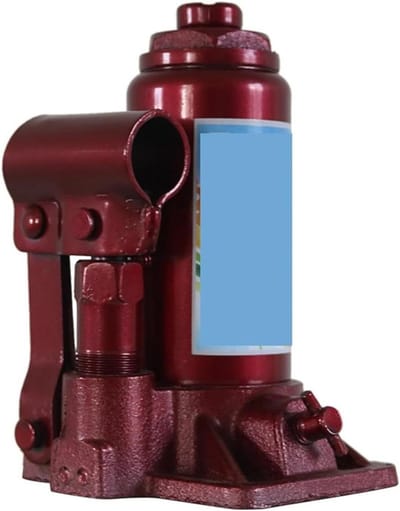 Hydraulische Krik - Autokrik Verticale - Voertuigen Ondersteunen - Stalen Constructie - 32 Ton Capaciteit - Zwart