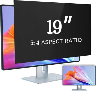 Famanu – 19 inch computerprivacyfolie voor 16:9 monitor - afneembare inkijkbescherming - anti-blauw licht - verblindingsbescherming - privacybeschermingsfolie - displaybescherming - privacyfilter voor 19