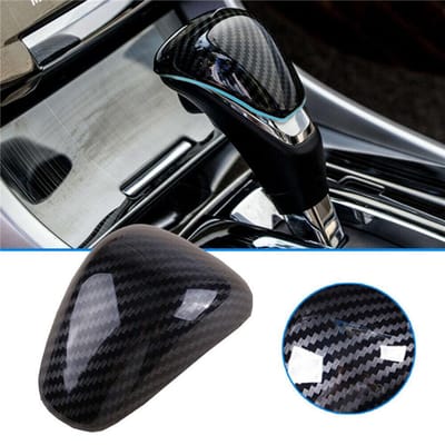 Carbon Fiber Look ABS Pookknop Cover Decor Trim Voor Honda Accord 13-17 gray