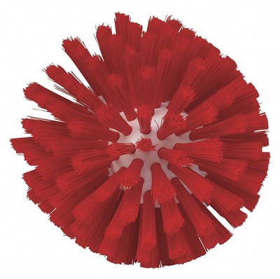 Rode buisborstel, medium, 5 inch, PP/PBT, 7035