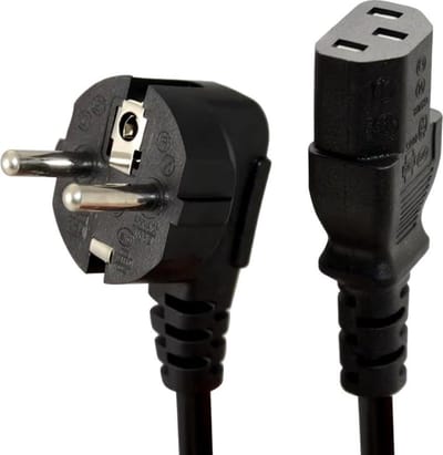 Stroomkabel - Vervangende kabel - Audio apparatuur - Veilige stroomvoorziening - Niet gespecificeerd - Zwart
