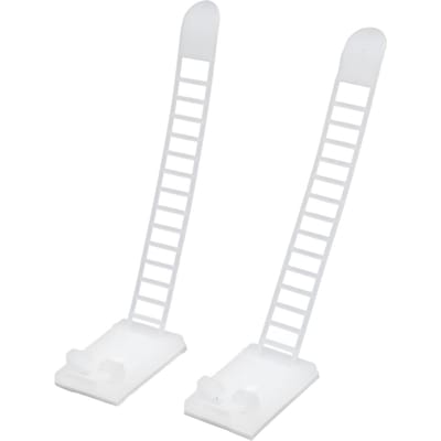 24 Stuks Guirlande Hangers Verstelbare Lengte Zelfklevend Nylon Antislip Kerst Guirlande Koushouder white