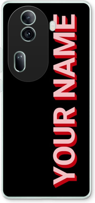 Gepersonaliseerd - Case Company® - Hoesje geschikt voor Oppo Reno 11 Pro hoesje - Namecase - Soft Cover Telefoonhoesje - Bescherming aan alle Kanten en Schermrand
