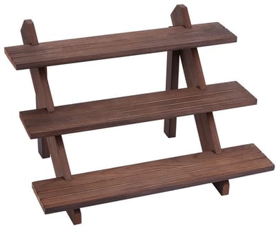 Allecto - Oorbellenhouder - Sieraden Display - Houten Riser - Koffie Kleur - Retail Presentatie - Geschikt voor Dames en Meisjes