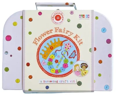 Buttonbag Flower Fairy knutselset - creatief speelgoed voor kinderen.