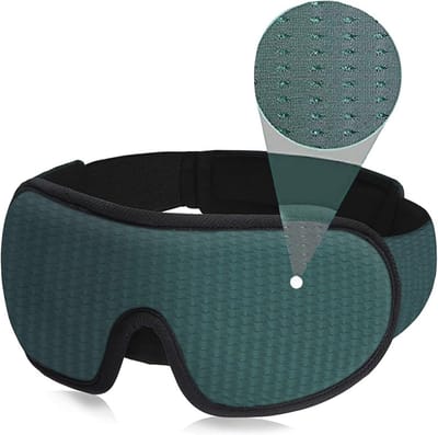 3D Slaapmasker - 100% Lichtblokkering voor Mannen en Vrouwen, Ademend Oogbedekking voor Reizen en Nachtrust