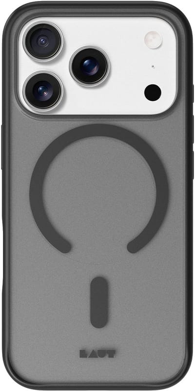 LAUT HUEX PROTECT Hoesje, Mat, Soft-Touch Afwerking, MagSafe® Compatibel, IMPKT Cell® Valbescherming, iPhone 17 Pro Max, Black