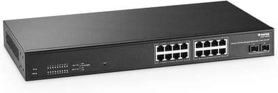 Managed 16-Poorts 2.5G Ethernet Switch met 2x10G SFP - Rackmontage, VLAN, LACP, QoS