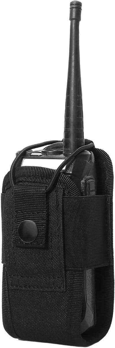 Nylon Walkie Talkie Tas met MOLLE Systeem - Verstelbare Radio Houder voor Intercom en Vest, Ideaal voor Outdoor en Communicatie