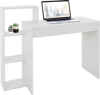 Bureau met legplank 110x72x40 cm wit ML design