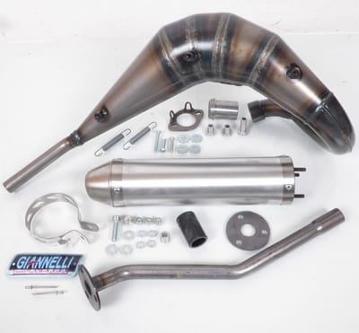 giannelli uitlaat voor motor gilera 50 surfer 2000 tot 2001 34668hf / 34669hf nieuw