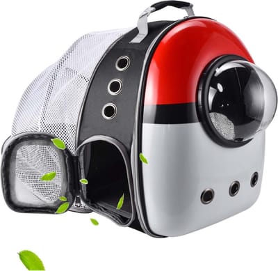 Draagtas voor Huisdieren - Comfortabele Transportrugzak voor Honden en Katten - Veilige Transporttas voor Reizen en Wandelen - Ademende Draagzak met Verstelbare Schouderbanden - Ideaal voor Kleine en Middelgrote Huisdieren