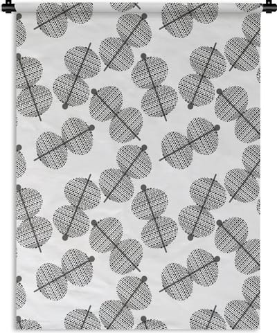 Wandkleed - Wanddoek - Lampion - Patronen - Lampen - 150x200 cm - Wandtapijt