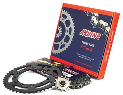 Kit chaîne Axring pour Moto Yamaha 800 FZ8 N NA 39P 2010 à 2016 Neuf