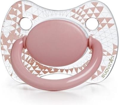 Suavinex - Roze Haute Couture fopspeen #1 (0-4 maanden)