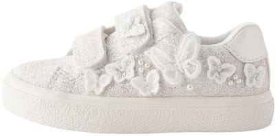 Next - Meisjes - Vlindersneakers met klittenband - Zilver