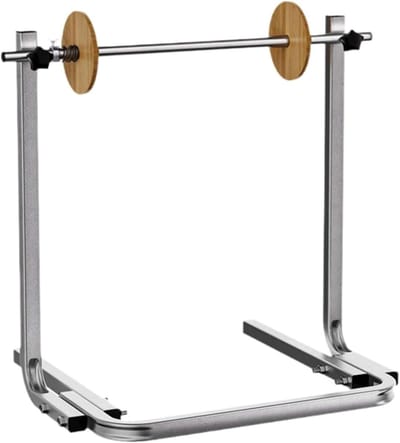 Dispenser Noppenfolie - Rolhouder Verpakking - Efficiënt Inpakken - Robuuste Gegalvaniseerde Buis - 60x52x65cm - Zilver