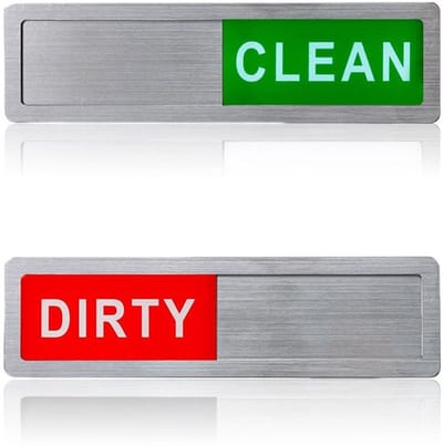 Dailygoods- Magnet Vaatwasser Magnetisch - Vuil/Schoon Schild