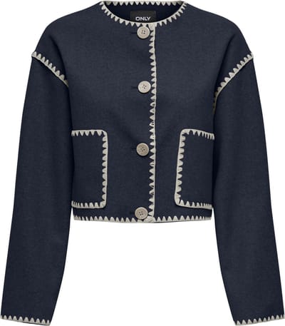ONLY - ONLELBA LIFE SCALLOP EDGE JACKET OTW - Dames - Gewatteerde jassen
