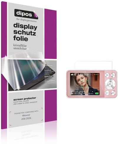 dipos – 4x Beschermfolie geschikt voor Wevoor A56-2026 | Krasbestendige & heldere Screenprotector Ultra-Thin