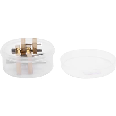Support de mouvement de montre, base fixe, outil professionnel de réparation de montres en cuivre, accessoire beige