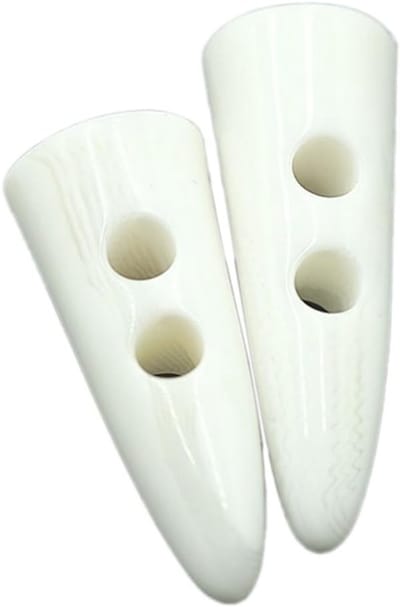 10 Stuks Houten Toggle Knopen met 2 Gaten voor Naaien en Creatieve Projecten, Ideaal voor DIY Breiwerk en Kledingdecoratie