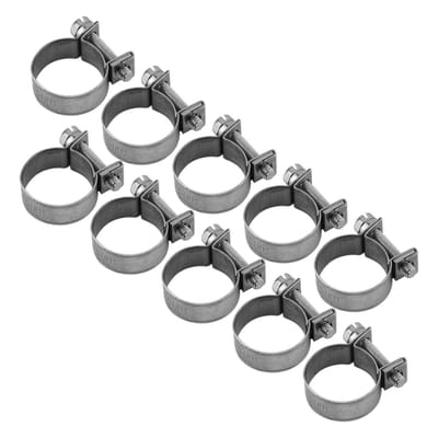 Dailygoods- T-boutklem 6-20 mm - Slangklemmen - 304 Roestvrij Staal - Verpakking van 10 - Anticorrosief - Hoogwaardige duurzaamheid - Slangklem