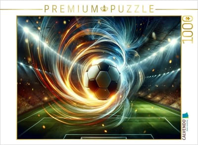 Legpuzzel Voetbal - Puzzel 1000 - Ontspanning Thuis - AI Kunstwerk - 64 x 48 cm