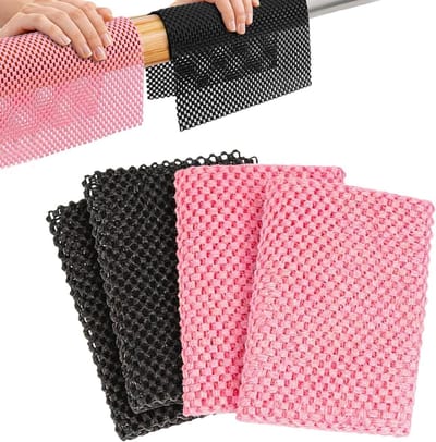 Pilates Mat - Trainingskussens Handgreep - Fitness Training - Antislip Stabiliteit - 30 cm - Zwart Roze