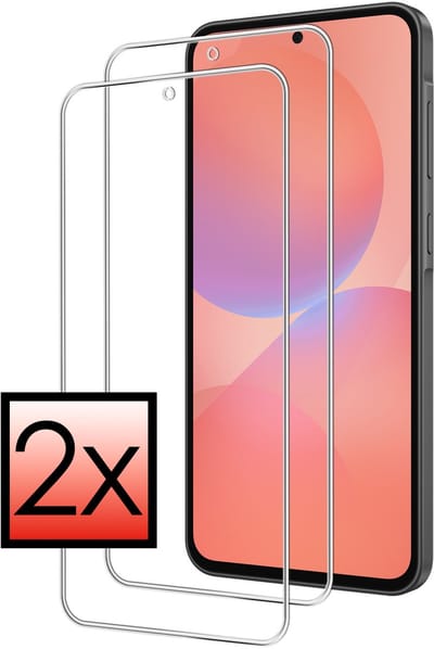 Screenprotector - 2 Stuks - Geschikt voor Samsung Galaxy A36 - Extra Sterk - Beschermglas - Gehard Glas - Tempered Glass - Screen Protector - Bescherm Cover