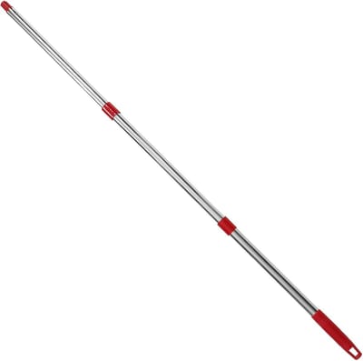 Vervangende Dweilstok - Schoonmaaksteel - Eenvoudig Schoonmaken - Verstelbare Lengte - 1135 cm - rood