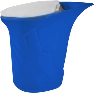 Siliconen Koffiepot - Pour-over Kan - Buiten Koffie Zetten - Drietraps Stroomregeling - 360 ml - Blauw