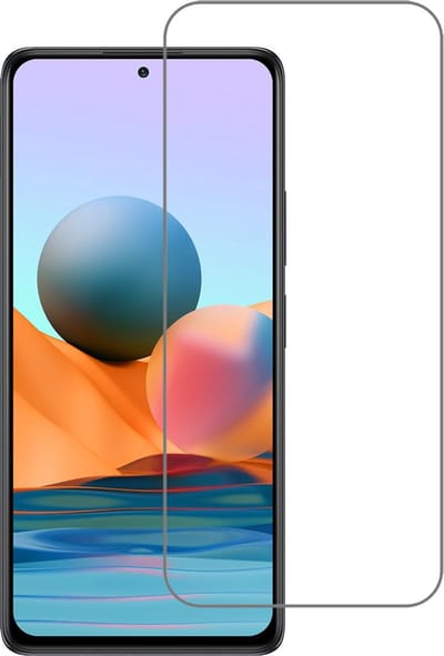 Screenprotector - Geschikt voor Xiaomi Redmi Note 10 Pro - Extra Sterk - Beschermglas - Gehard Glas - Tempered Glass - Screen Protector