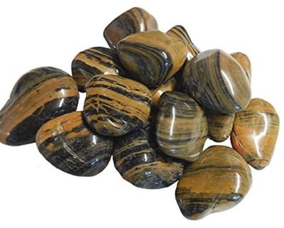 Gepolijste Bruine Kiezelstenen - Decoratief Grind voor Tuin en Interieur 30-70 mm